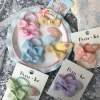 New cute bow, mesh, heart-shaped embroidered bb clip, bangs clip, children's versatile, sweet hair band, hair clip and hair accessory Item Picture